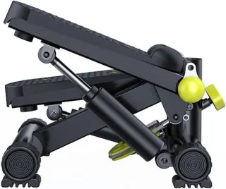 Fitness stepper hometrainer mini - zwart geel