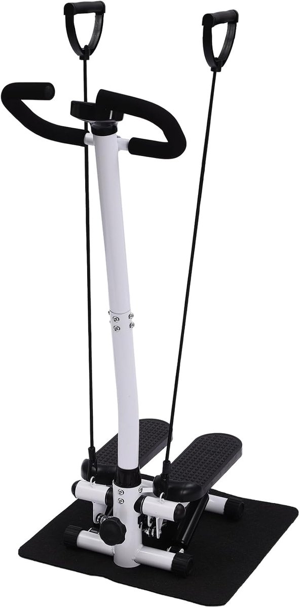De Fitness Stepper met Stuur en Weerstandsbanden - Draagvermogen 150 kg in één oogopslag