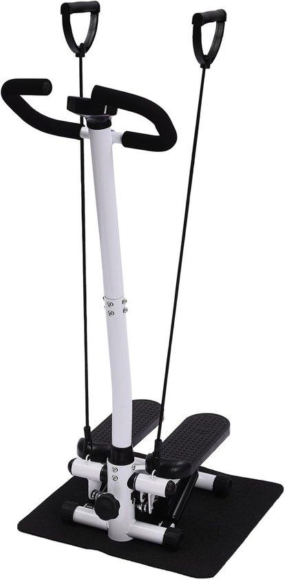 Fitness Stepper met Stuur en Weerstandsbanden - Draagvermogen 150 kg review