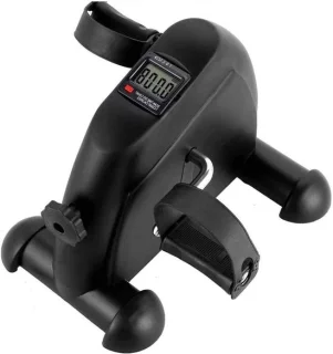 Fitness stepper - mini hometrainer - 100 kg - zwart