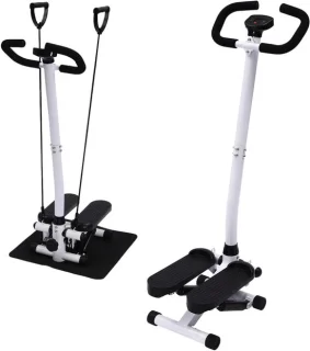 Fitness stepper mini hometrainer zwart