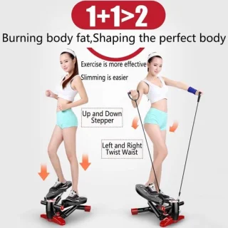 Fitness stepper - mini trainer - rood