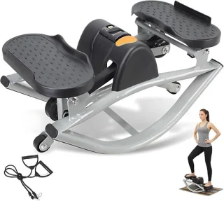 Fitness stepper zwart