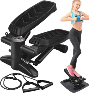 Fitness stepper - zwart