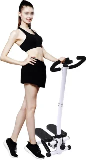 Fitness stepper - zwart