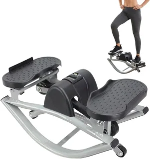Fitness stepper zwart