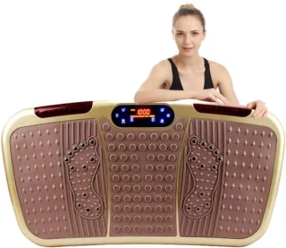 Fitness vibratieplatform goud