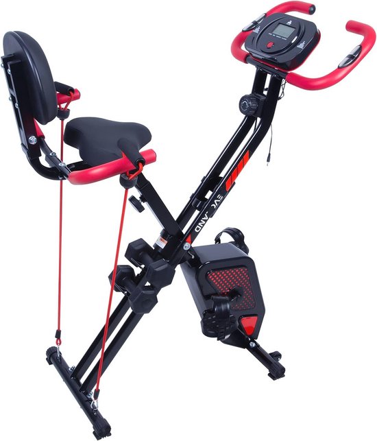 Fitnessfiets inklapbaar LCD-display magnetisch merknaam