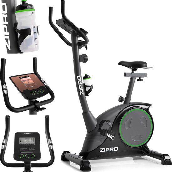 Fitnessfiets Magnetisch Zwart 150 kg