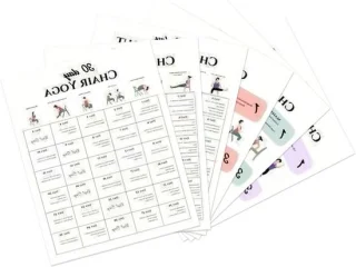 Fitnesskaarten Set (6 stuks) - Oefeningenposter
