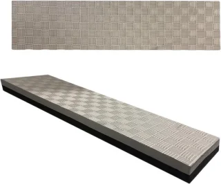 Fitnessmat hometrainer zwart grijs