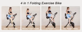 FluxRun Exercise Bike Fitnessfiets Opvouwbaar
