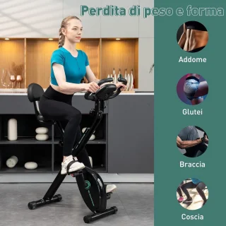 GEARSTONE Opvouwbare Hometrainer Fitnessfiets
