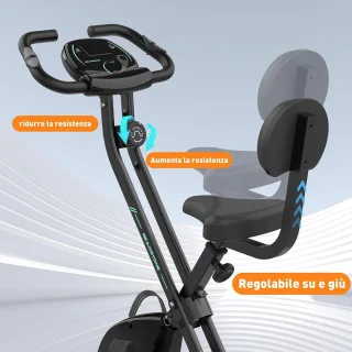 GEARSTONE Opvouwbare Hometrainer Fitnessfiets
