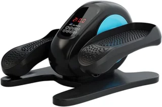 Gemotoriseerde pedaaltrainer mini hometrainer wit