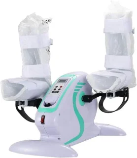 Gemotoriseerde pedaaltrainer mini hometrainer zwart