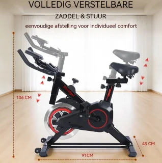 Wat vinden we goed aan de Glitzerlife Hometrainer Spinningfiets