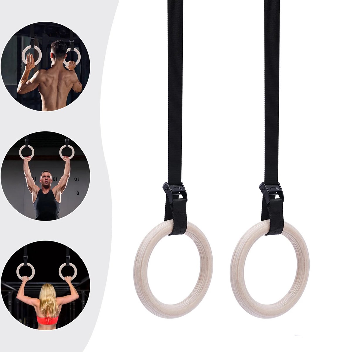 De Gran Vida Gymnastiekringen Hout Ø 23,5cm in één oogopslag