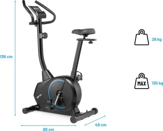 Gymtek Magnetische Hometrainer Fiets 9kg Vliegwiel