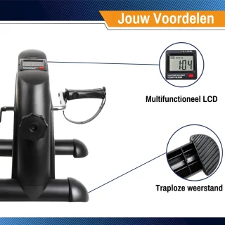 Healthfox Bureaufiets Stoelfiets met LCD Scherm