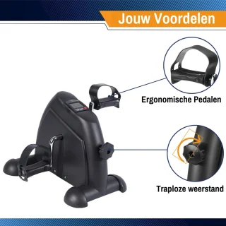 Healthfox Bureaufiets Stoelfiets met LCD Scherm