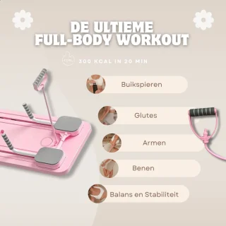 Hedge® Pilates Reformer Board - Roze