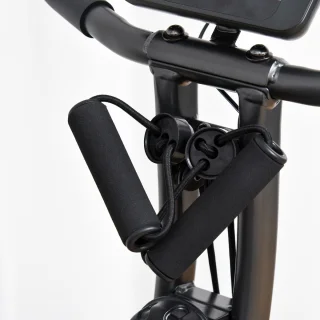 HOMCOM Fitnessbike ABS-113L Schwarz Grau