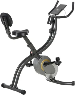 HOMCOM Fitnessbike ABS-113L Schwarz Grau