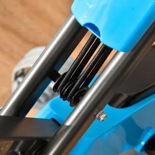 HOMCOM Heimtrainer ABS-105L blau-schwarz