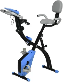 HOMCOM Heimtrainer ABS-105L blau-schwarz