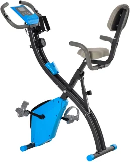 HOMCOM Heimtrainer ABS-105L blau-schwarz
