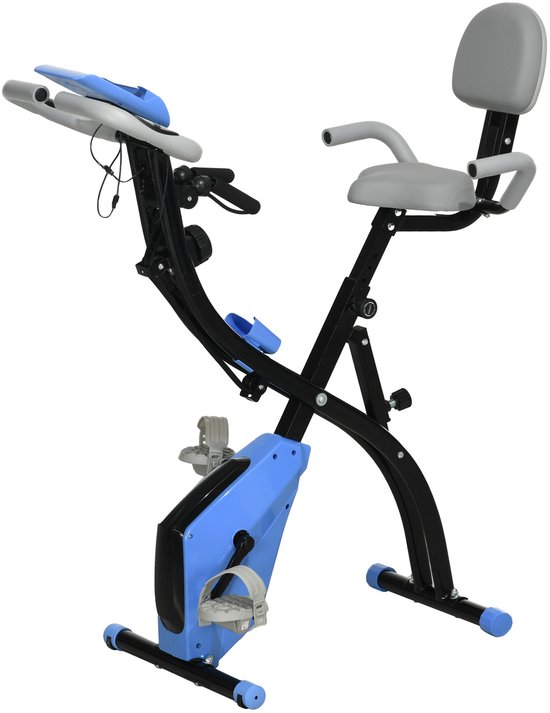 HOMCOM Heimtrainer ABS-105L blau-schwarz review