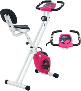 HOMCOM Hometrainer Magnetisch Roze