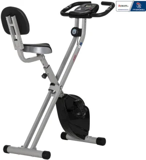 HOMCOM Hometrainer Magnetisch Staal Zwart