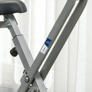 HOMCOM Hometrainer Magnetisch Staal Zwart