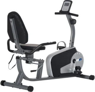 HOMCOM Magnetische Hometrainer Grijs