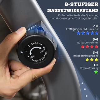 HOMCOM Magnetische hometrainer