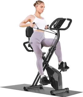 Hometrainer 4-in-1 Fitness Fiets Wit 150kg