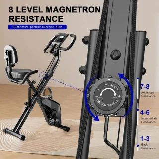 Hometrainer 4-in-1 Fitness Fiets Wit 150kg