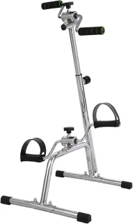 Hometrainer Arm- en Been-oefenfiets Zilver