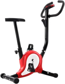 Hometrainer bandweerstand - indoor fiets - rood