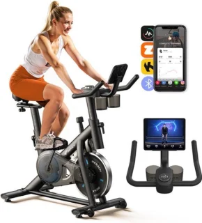 Hometrainer Enige Uitvoering geluidsarm indoor fietsen met tablethouder
