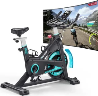 Hometrainer ergometer diepblauw
