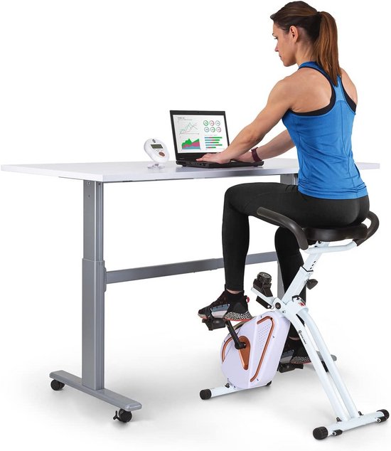 Hometrainer Ergometer met Trainingscomputer — Blijf fit aan je bureau