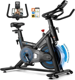 WENOKER Hometrainer Ergometer: Stille, stabiele indoorbike voor thuis