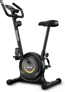 Hometrainer fiets - fitnessbike thuis - cardiotraining - zwart