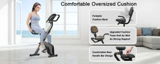 Hometrainer Fiets Opvouwbaar Zwart