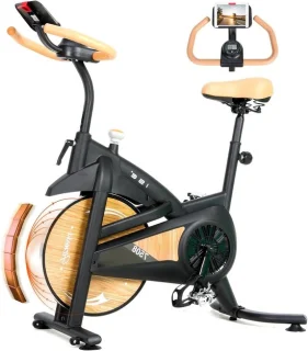 Hometrainer fiets zwart beige