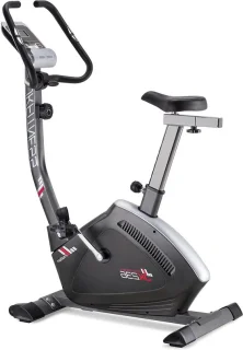 Hometrainer fitnessfiets grijs