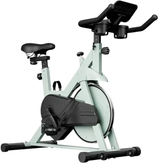 Hometrainer Fitnessfiets Groen LCD-display